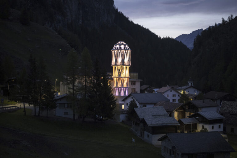 veža 3D tlač dedina alpy