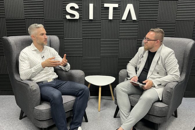 Tomáš Bezák (Lidl) počas rozhovoru pre agentúru SITA.