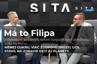 Tomáš Bezák (Lidl) počas rozhovoru pre agentúru SITA.
