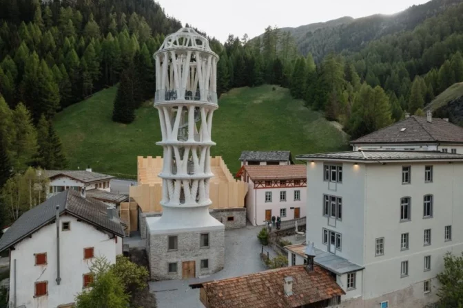 Najvyššia veža zhotovená pomocou 3D tlače vo Švajčiarsku