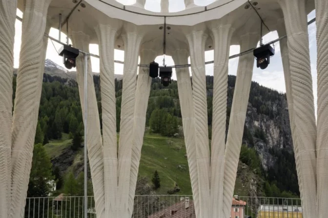 Najvyššia veža zhotovená pomocou 3D tlače vo Švajčiarsku