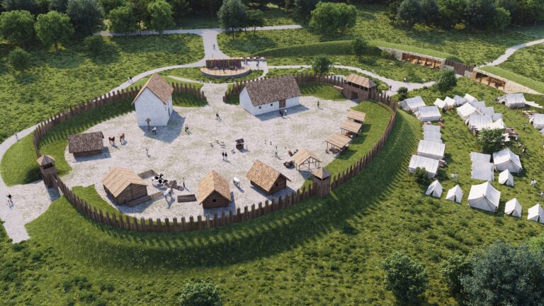 Unikátny projekt Archeoskanzen Bojná, Hradisko Valy a múzeum v obci Bojná