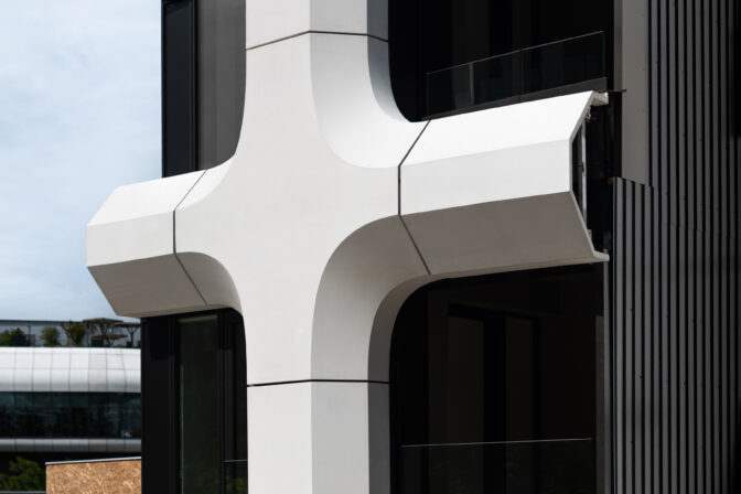 Sky Park Tower fasáda