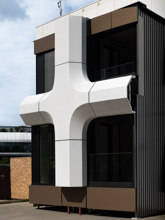 Sky Park Tower fasáda