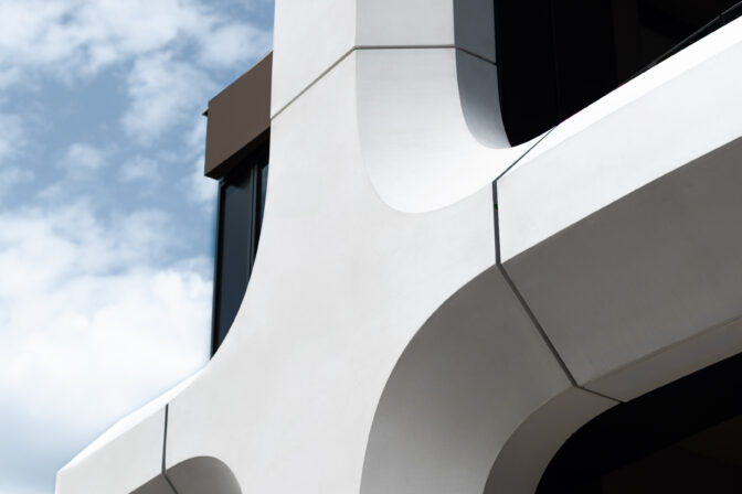 Sky Park Tower fasáda