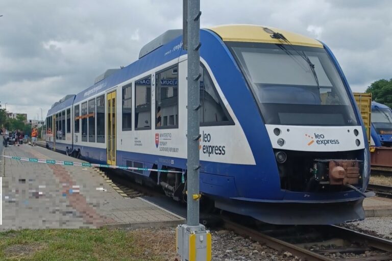 Zrážka seniorky s vlakom v Dunajskej Strede