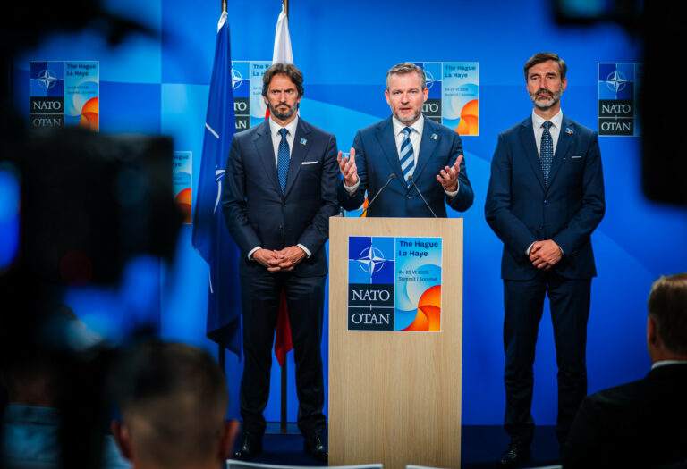 Robert Kaliňák, Peter Pellegrini, Juraj Blanár, NATO