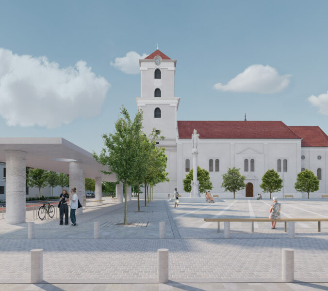 Revitalizácia centra Pezinka - víťazný návrh od Totalstudio