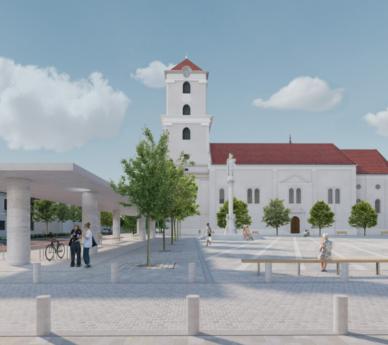 Revitalizácia centra Pezinka - víťazný návrh od Totalstudio
