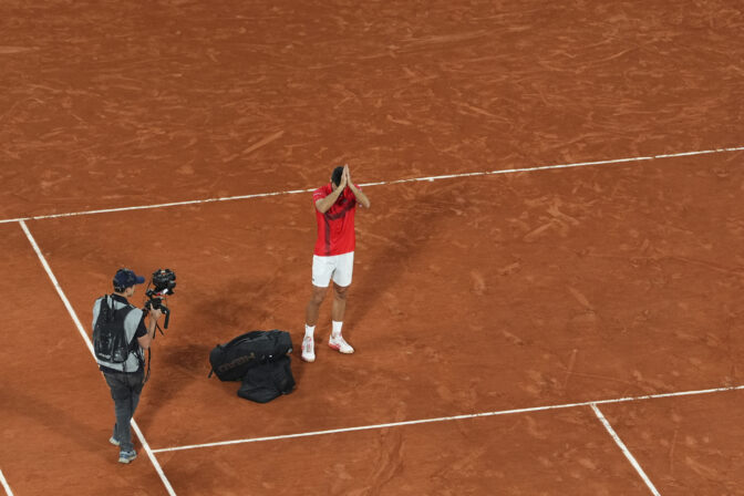 TENIS: Roland Garros - Jannik Sinner - Novak Djokovič
