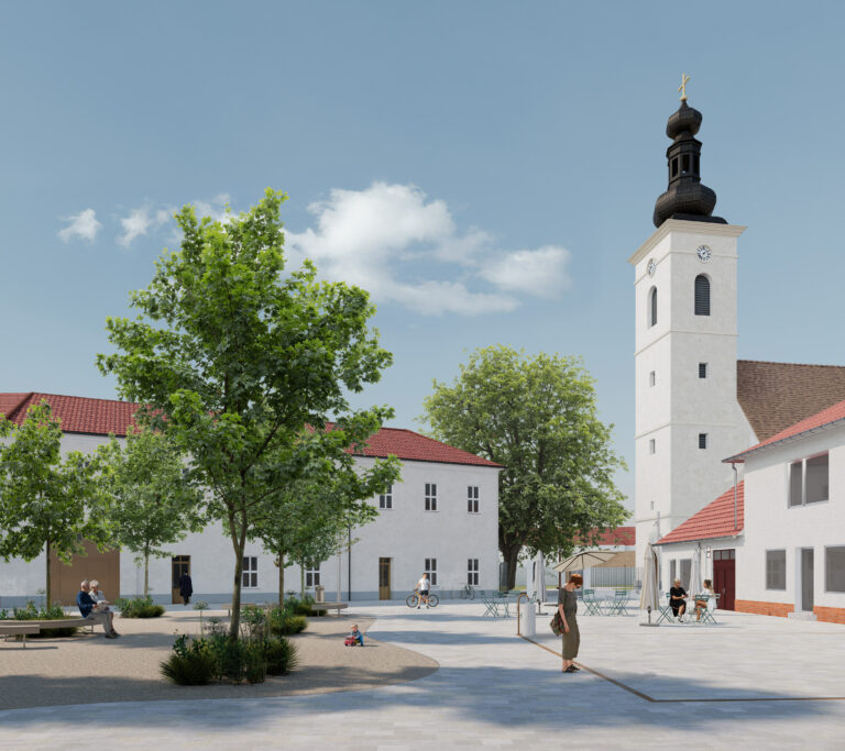 Revitalizácia centra Pezinka - víťazný návrh od Totalstudio