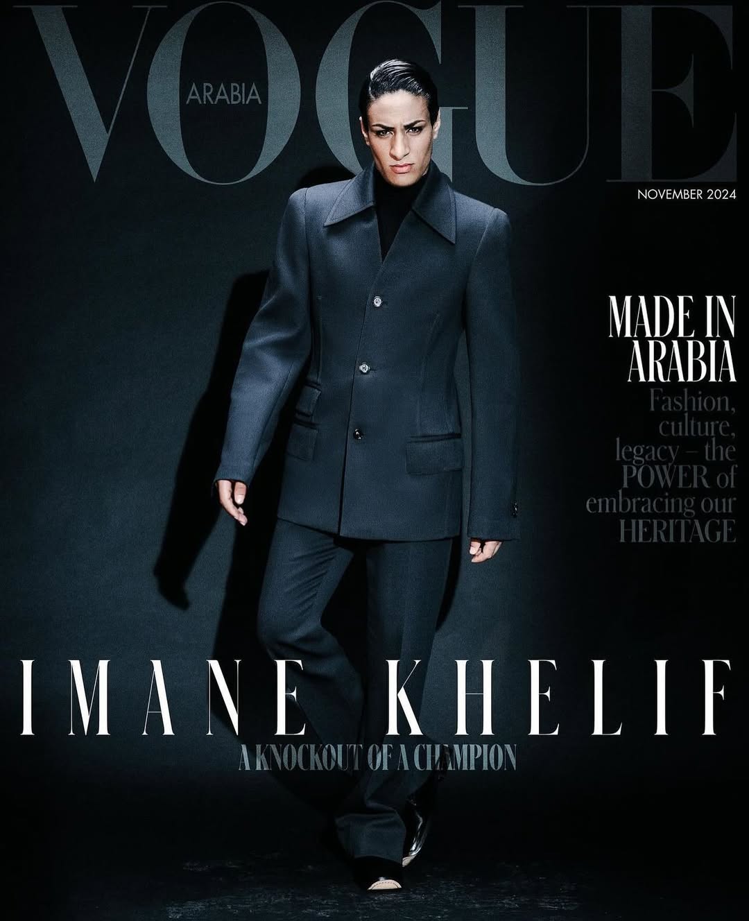 From the olympic ring to the cover of vogue the champion imane khelif graces the november issue of vogue arabiaeditor in chief @mrarnaut photography @tarekmawad fashion director @aminejreissaty style @.jpg