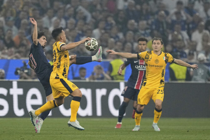 Futbal (finále Ligy majstrov): Paríž St. Germain - Inter Miláno - fotografie