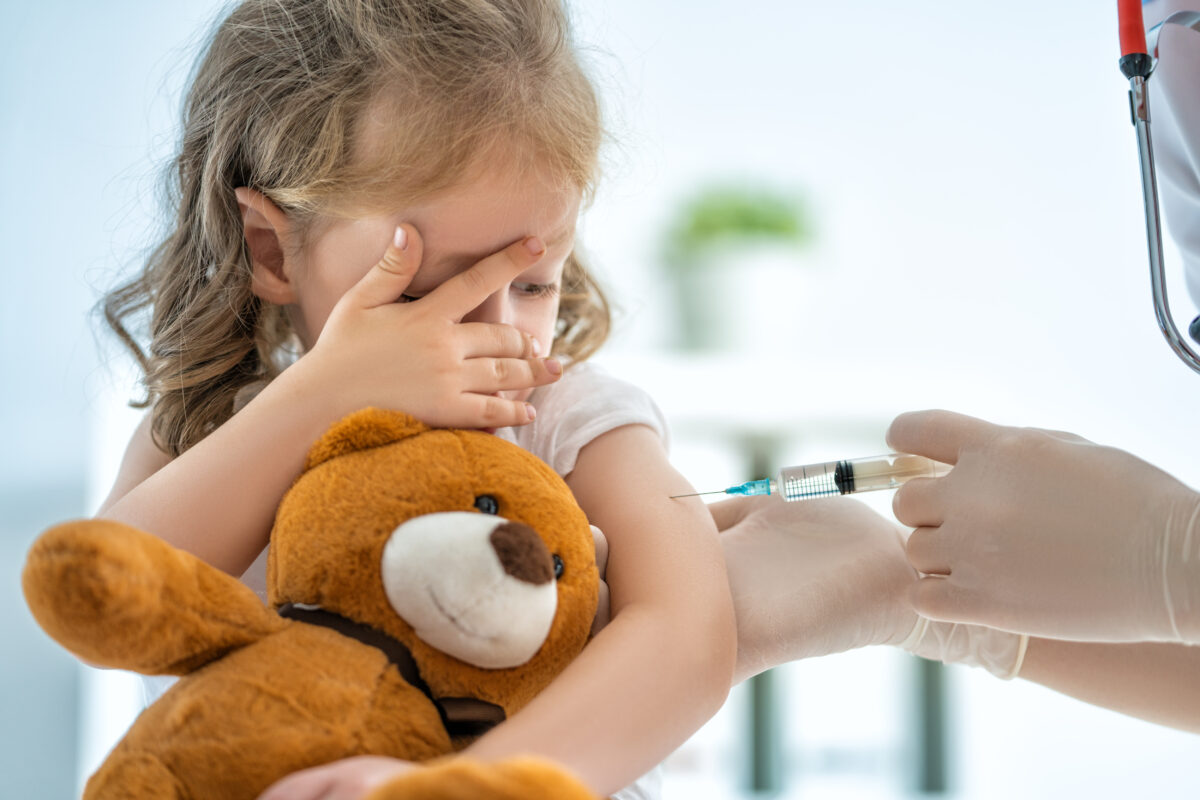Vaccination to a child