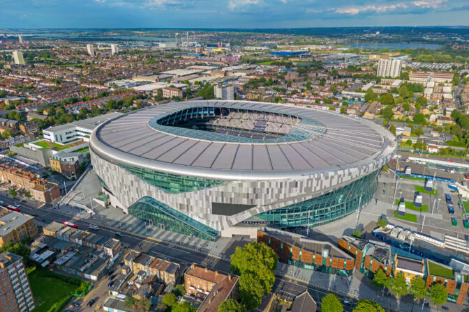 Tottenham Hotspur Stadium.