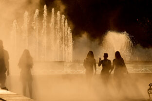 Heat wave - global warming, Bucharest, Romania