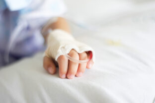 Saline intravenous (iv) drip