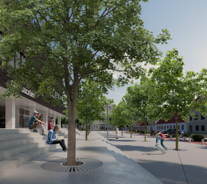 Revitalizácia centra Pezinka - víťazný návrh od Totalstudio