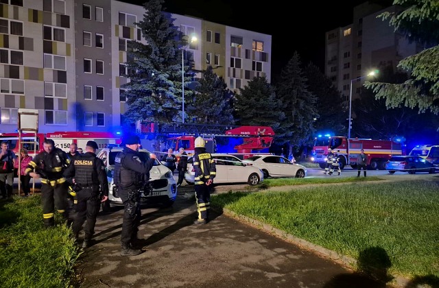 Hasiči, požiar, Žiar nad Hronom