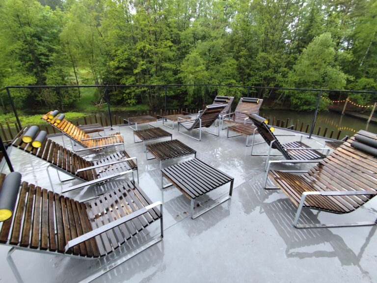 Sauna na vode v hoteli kouty