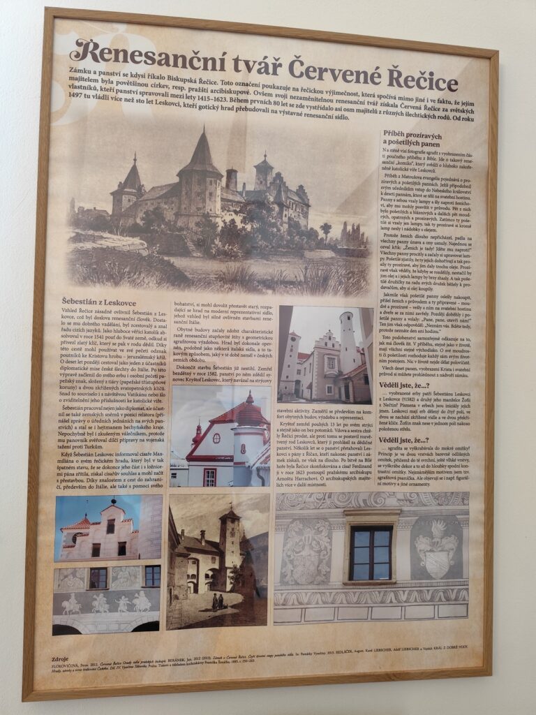 Červená Řečice: Zámok s červenou strechou, tajomstvami a takmer pápežom