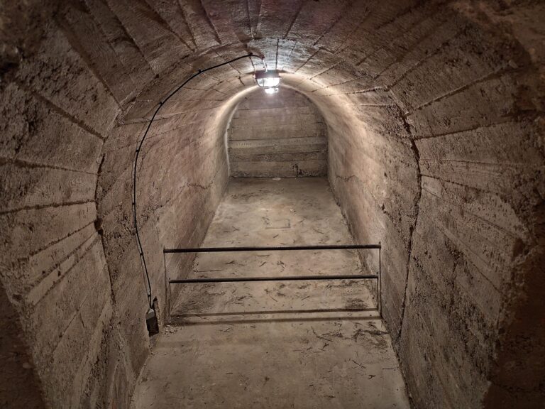 Podzemné chodby v Telči.