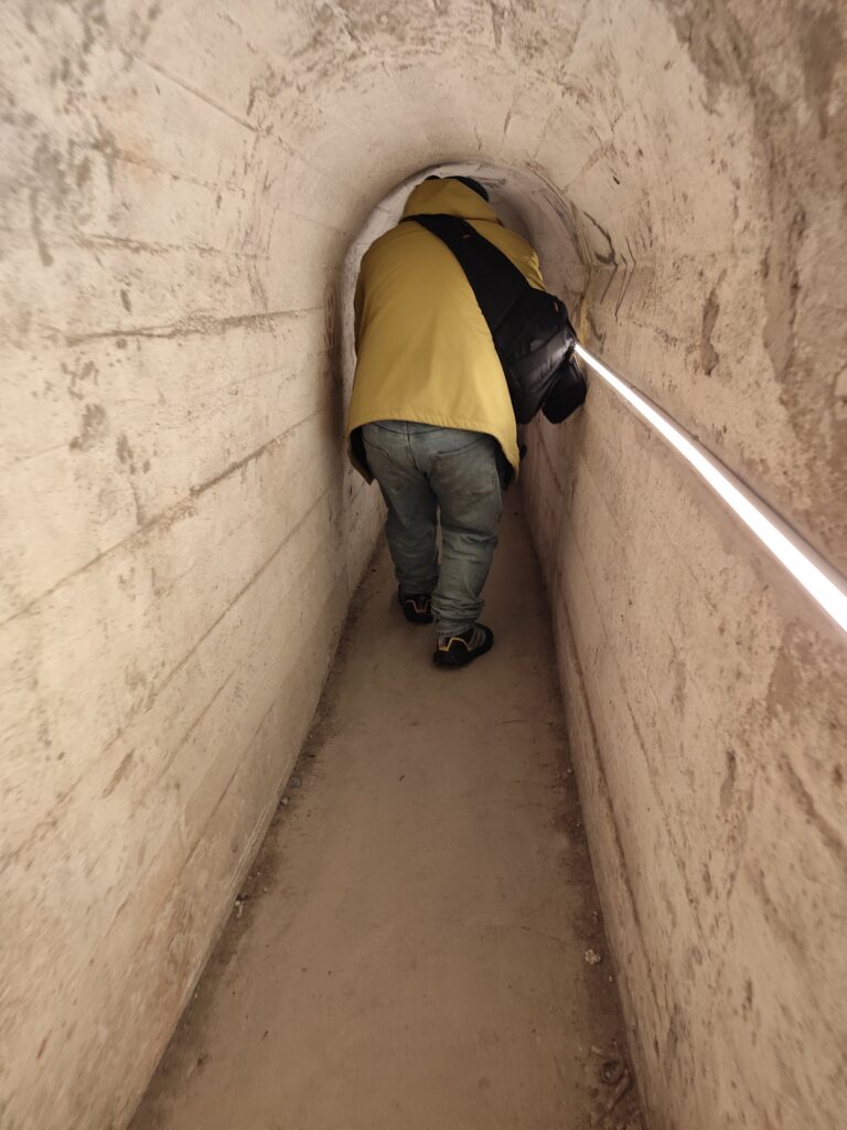 Podzemné chodby v Telči.