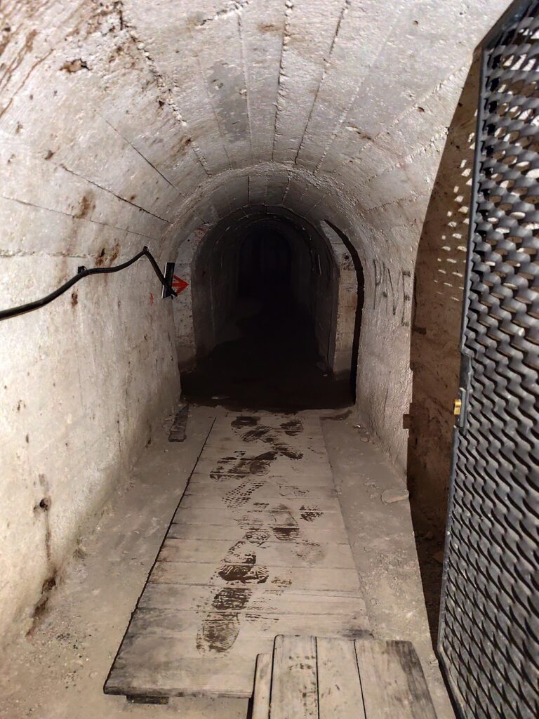 Podzemné chodby v Telči.