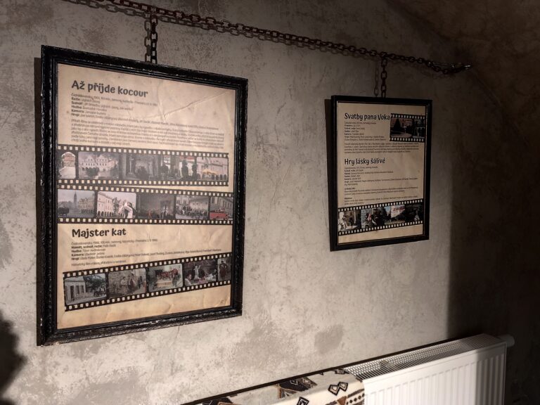 Podzemné chodby v Telči.