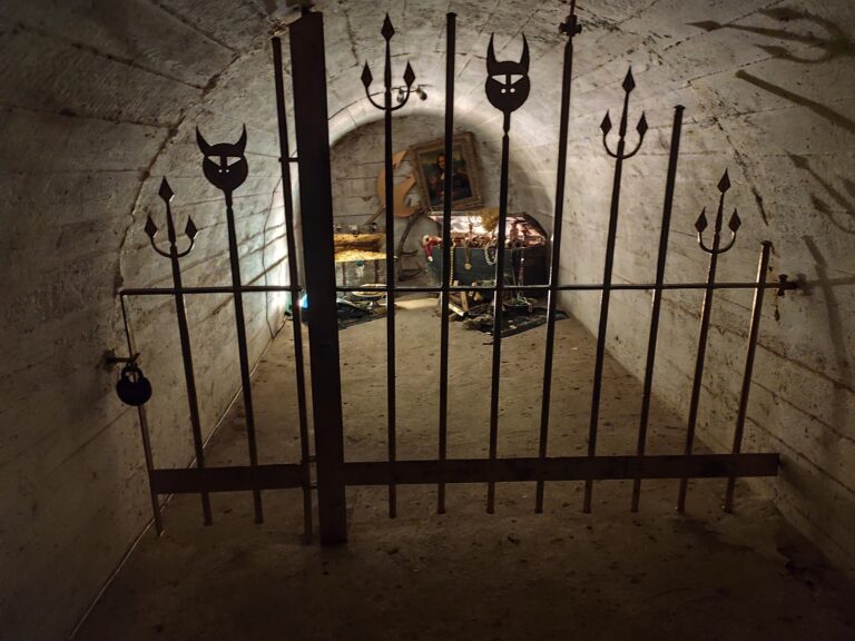 Podzemné chodby v Telči.