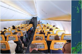 Lietadlo spoločnosti Ryanair museli pre búrku núdzovo pristáť.
