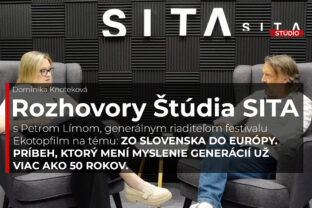 Peter Líma počas, generálny riaditeľ festivalu Ekotopfilm počas rozhovorou v Štúdiu SITA