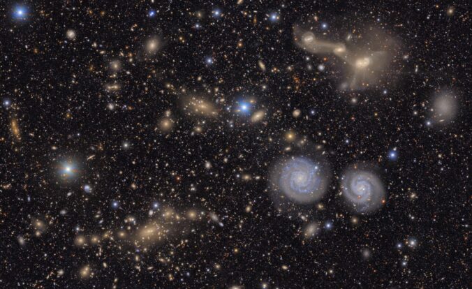 súhvezdie Panna galaxie