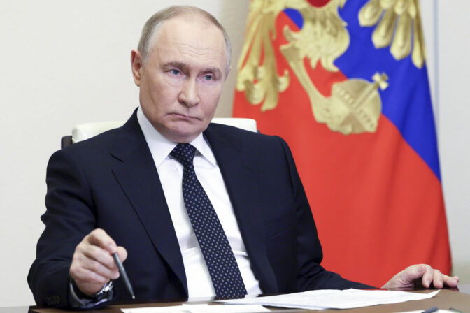 Ruský prezident Vladimir Putin.
