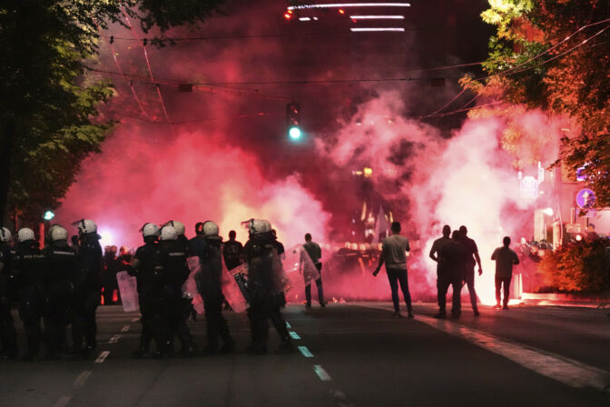 Srbsko protest