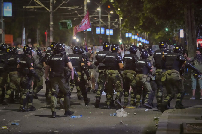 Serbia Protest