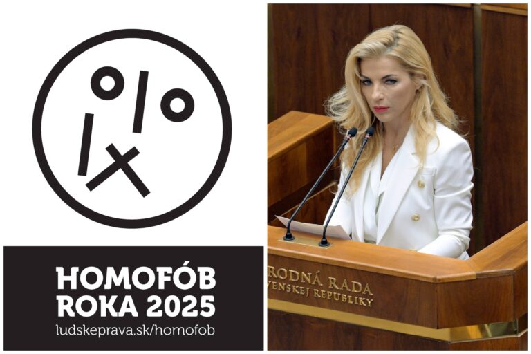 Šimkovičová , Homofób roka 2025