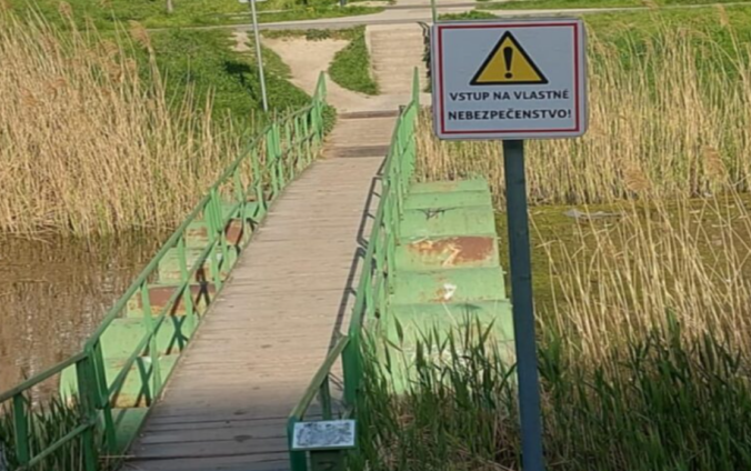 Lávka, Chorvátske rameno