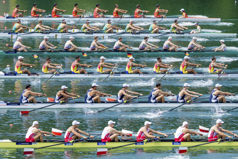 veslovanie ľudia veslá veslica