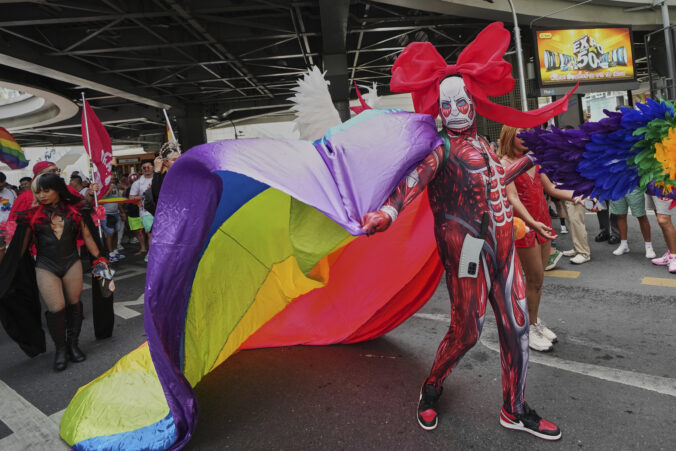 pride thajsko ľudia vlajka dúha