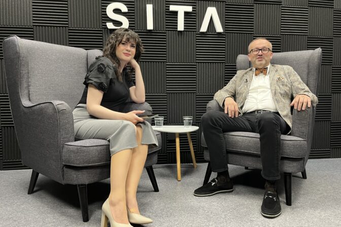 Vladimír Pčolinský počas rozhovoru pre agentúru SITA.