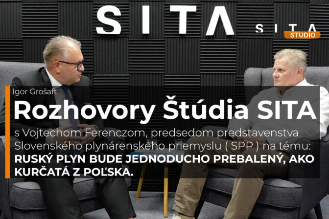 Vojtech Ferencz (SPP) počas rozhovoru pre agentúru SITA.