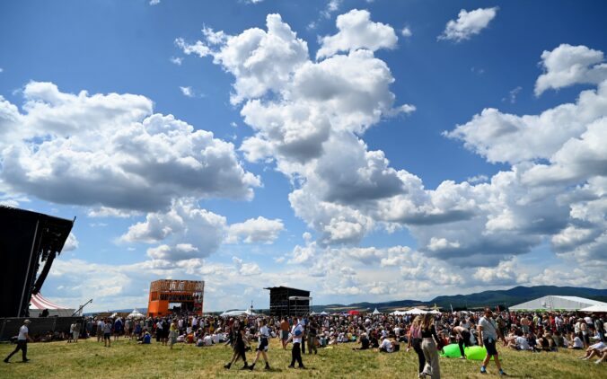 Návštevníci ľudia festival