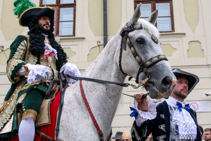 Herec Branislav Deák kráľ panovník kôň
