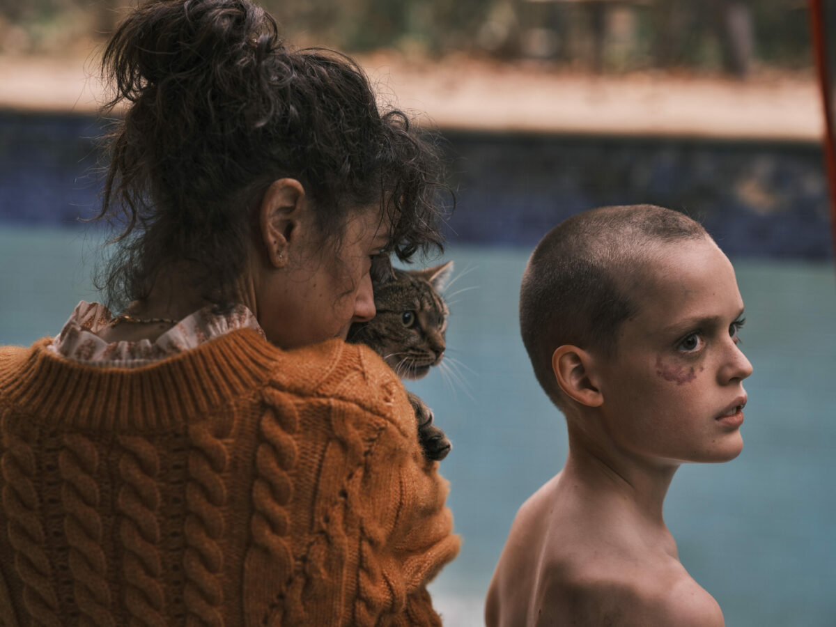 (L R) Sally Hawkins and Jonah Wren Phillips star in BRING HER BACK