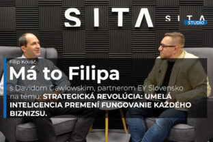 David Gawlowski počas rozhovoru pre agentúru SITA v podcaste Má to Filipa.