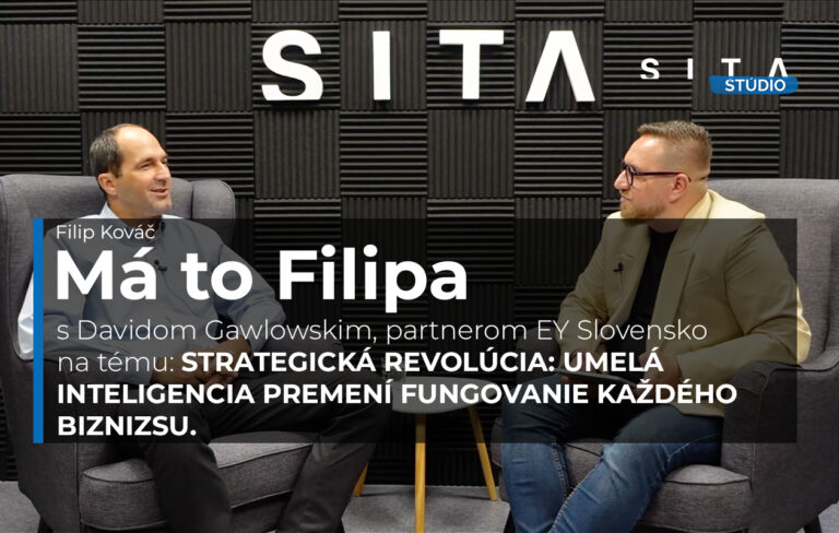 David Gawlowski počas rozhovoru pre agentúru SITA v podcaste Má to Filipa.