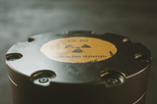 Metal Capsule Containing Radioactive Material, Sci fi Equipment Containing Cobalt 60 Which Is Radioactive Material