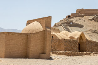 Zoroastrians Towers of Silence. Dakhmeh zartoshtian, Yazd Province / Iran