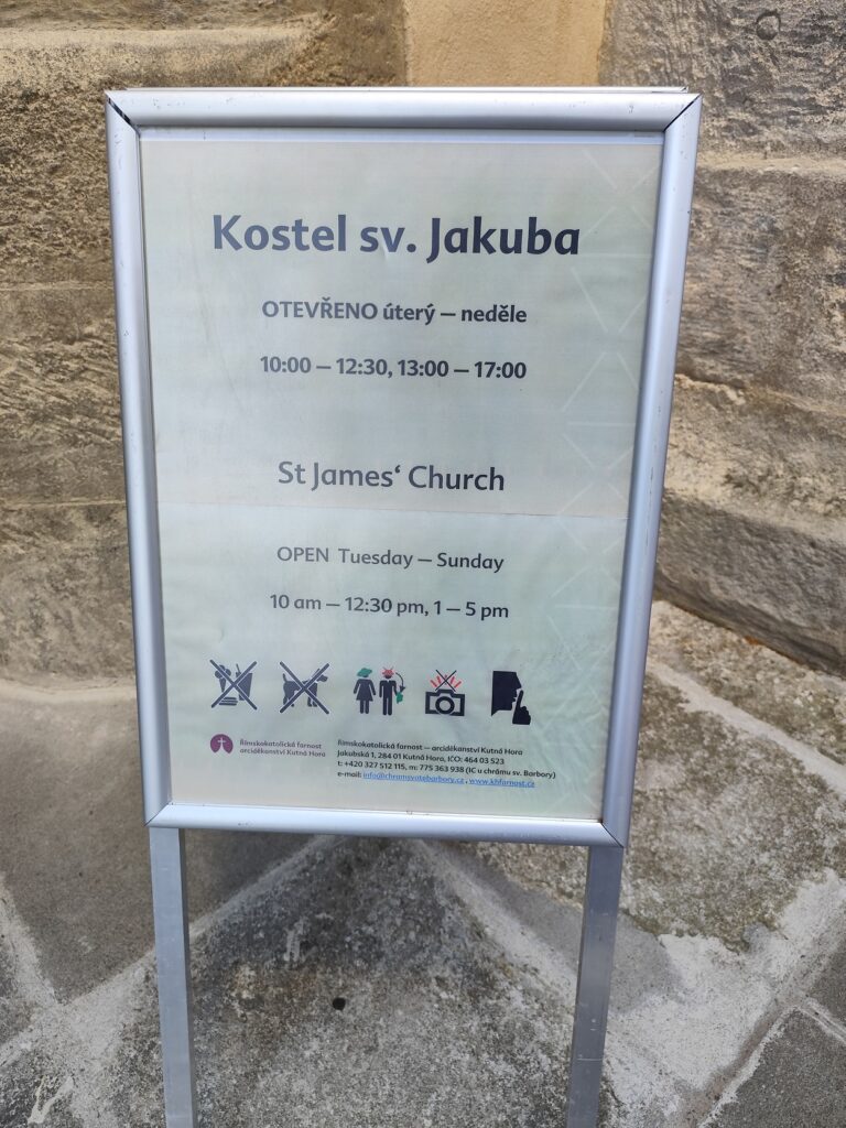 Kostol sv. Jakuba v Kutnej Hore.
